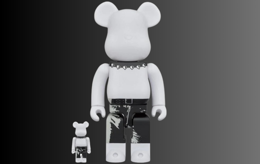 Bearbrick The Rolling Stones (Sticky Fingers - Wit), blogafbeelding